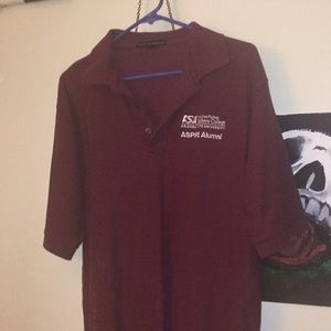 ASU Red/Maroon Polo shirt.